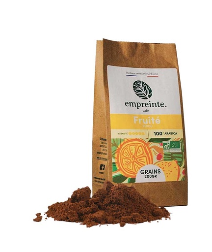 [15371] Café FRUITE 200g MOULU Bio x6 Empreinte