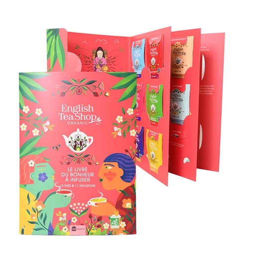 [69102] Le livre du bonheur à infuser 24 sachets bio x12 ETS