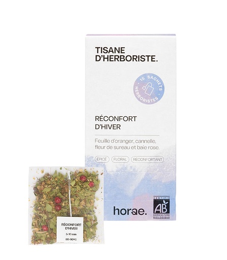 [50592] Tisane d'herboriste Bio - Réconfort d'Hiver 15 sachets x6 Horae