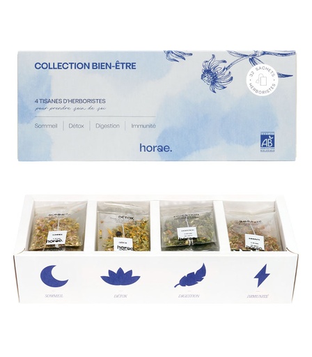 [50561] Coffret 32 sachets d'infusions Bio - Bien Être x6 Horae