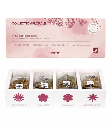 [90585] Coffret 32 sachets d'infusions Bio - Compositions Florales x6 Horae