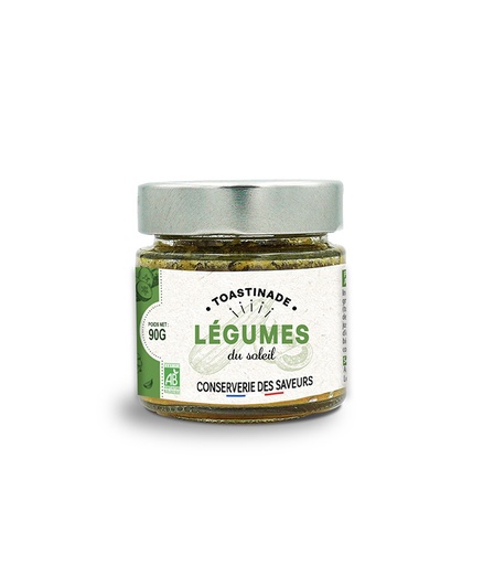 [63890] Toastinade de légumes du soleil bio 90g x12 La Conserverie des Saveurs